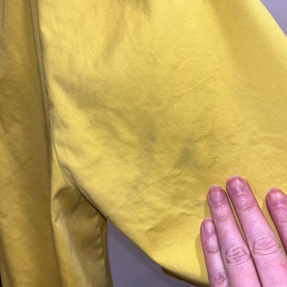 ROKSANDA yellow dress size medium mini bow cotton casual short sleeve spring - Picture 12 of 16